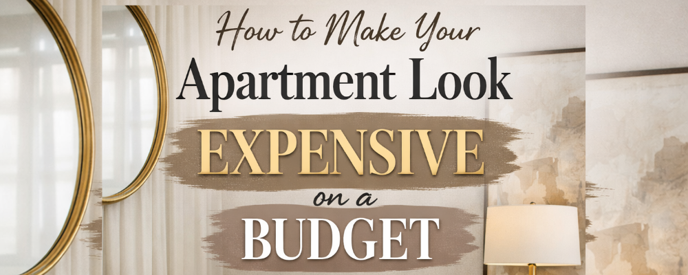 how to make your apartment look expensive on a budget